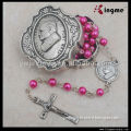 Zinc Alloy with Anti-silver plated Pope Rosary Box